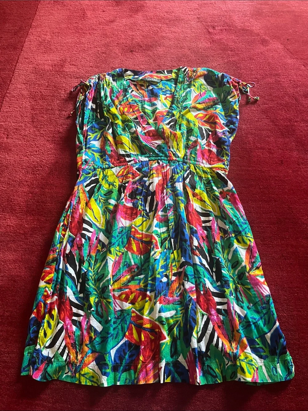 Lauren Ralph Lauren Tropical-Print Cotton Cover-Up